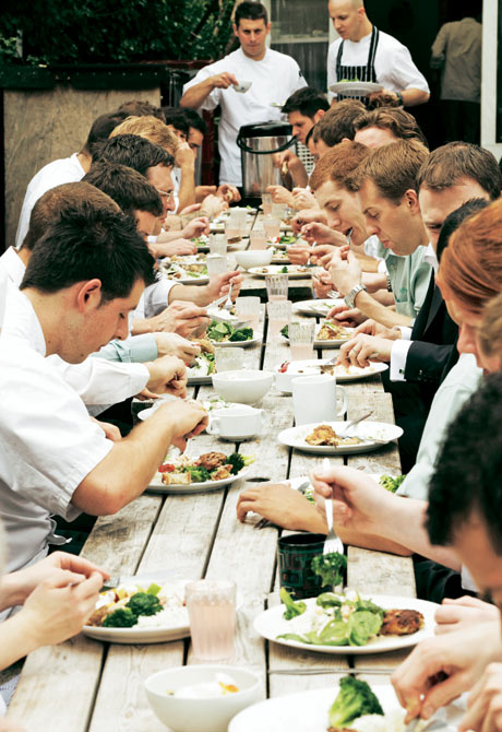 Staff meals: Fat Duck